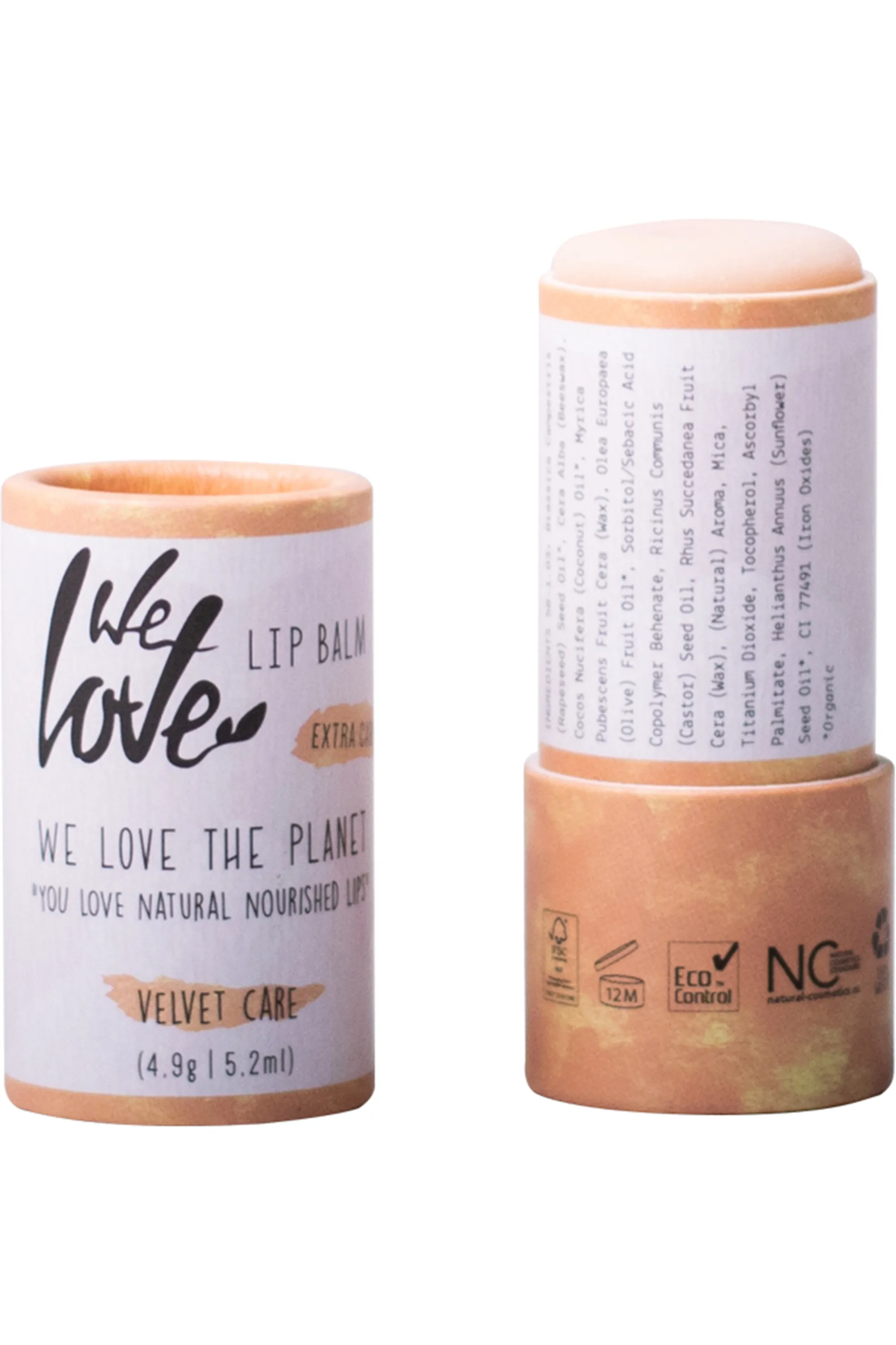 WE LOVE THE PLANET Baume à lèvres nourrissant au miel Velvet Care-4.9 g