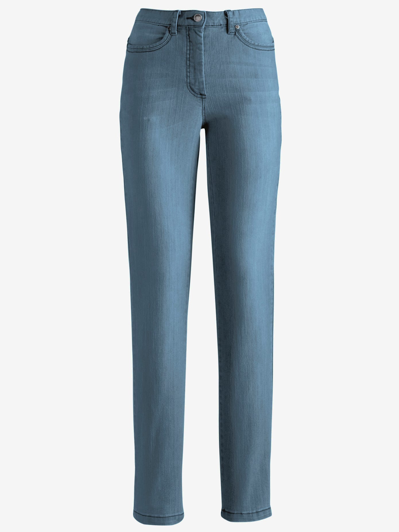 Jean confortable grace au stretch effet délavé