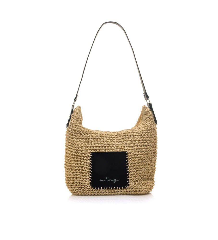 Bolsa Mustang Bidor bege, preta