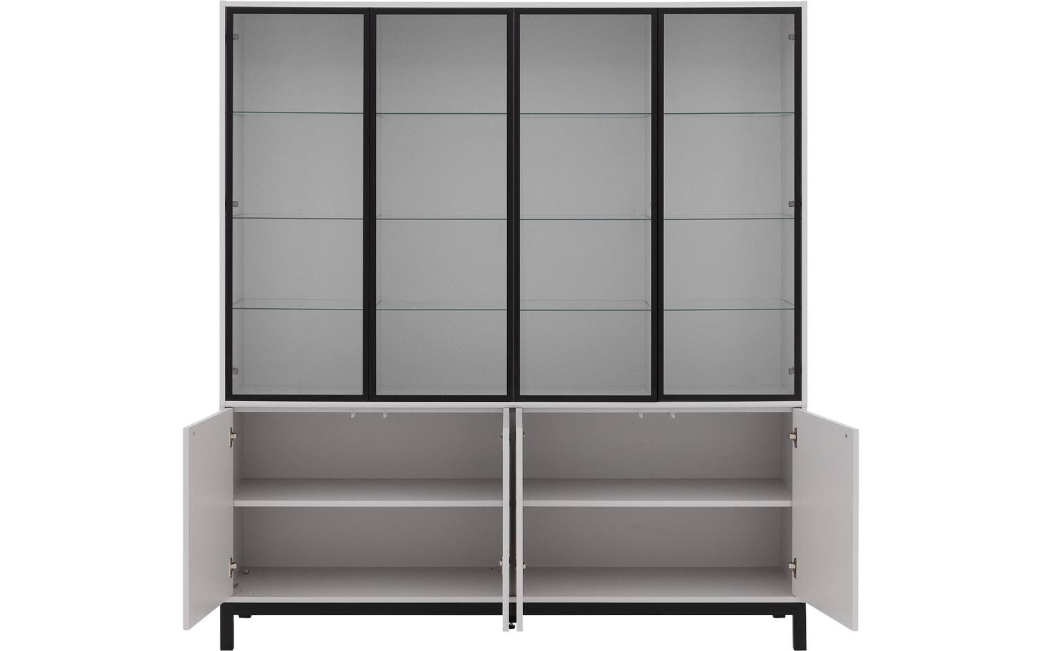 Goossens vitrinekast Valencia in melamine