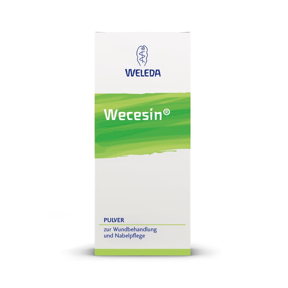 Wecesin® Pulver - Puder bei Schürfwunden, Ekzemen und zur Nabelpflege bei Neugeborenen