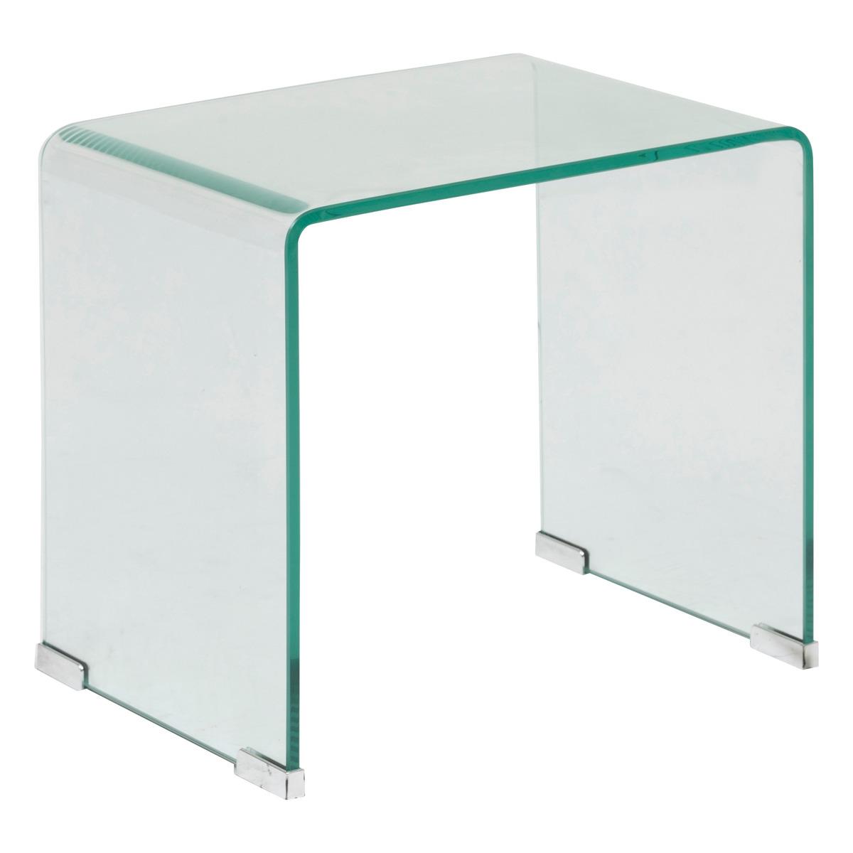 SET 2 TABLES GIGOGNES LENIA TRANSPARENT