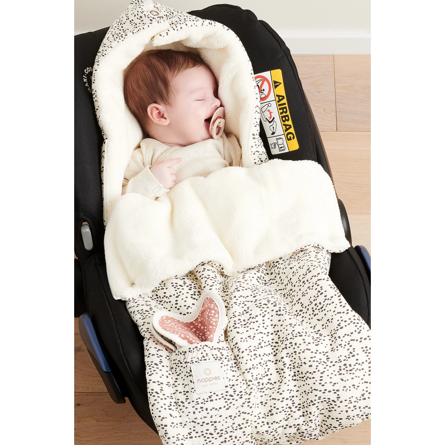 Noppies Autositz Fußsack Fancy Dot TOG 4.5 Jet Stream
