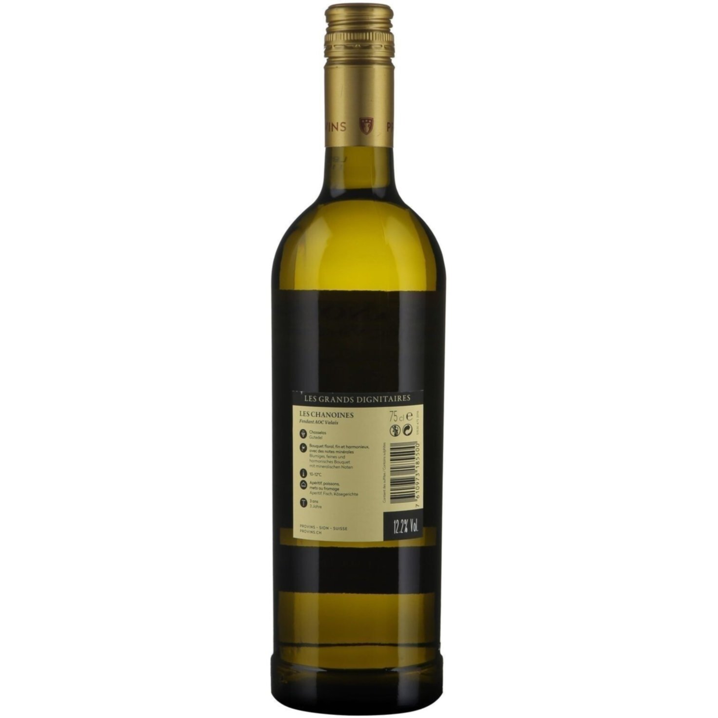 Valais AOC Fendant Chanoines Provins -75cl