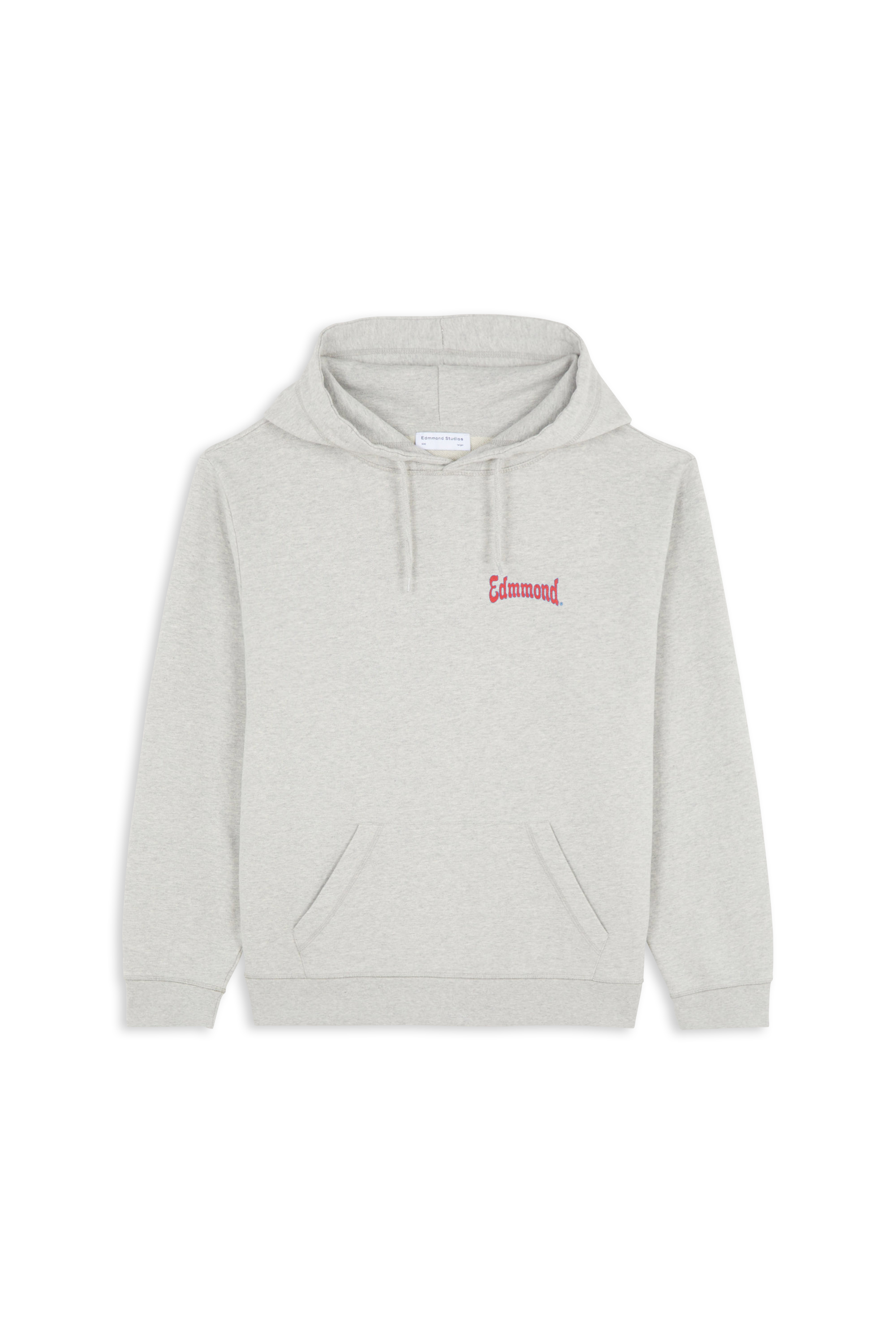 EDMMOND STUDIOS Hoodie CURLY SHIELD HOODIE Gris