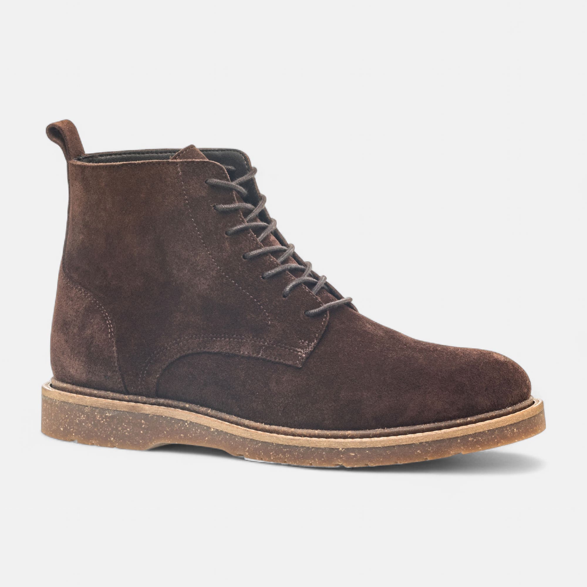 Bottines Homme en cuir marron