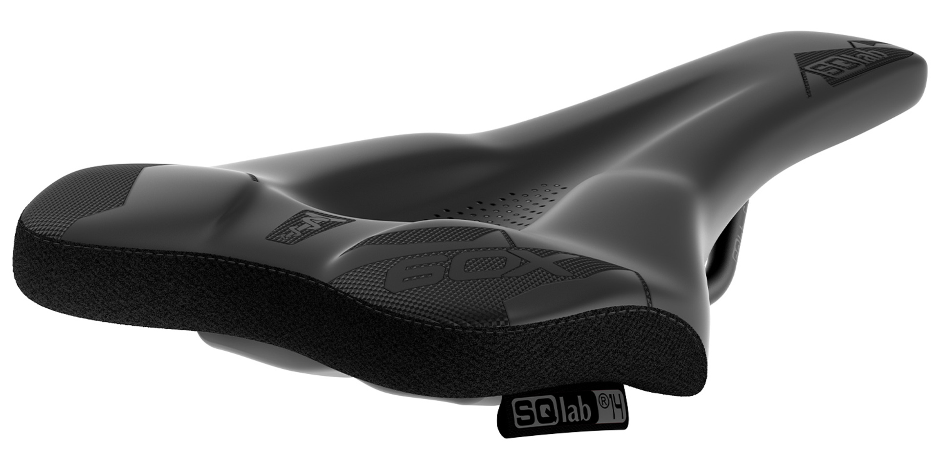 SQlab 6OX Ergowave Active 2.1 Fietszadel Zwart