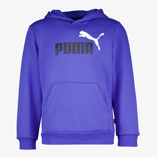 Puma Essentials Big Logo kinder hoodie blauw