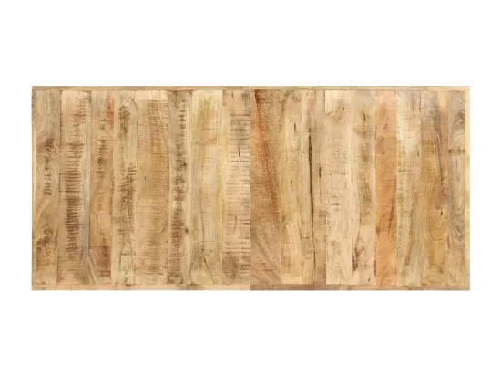 Table de bar 150x70x107 cm Bois de manguier brut