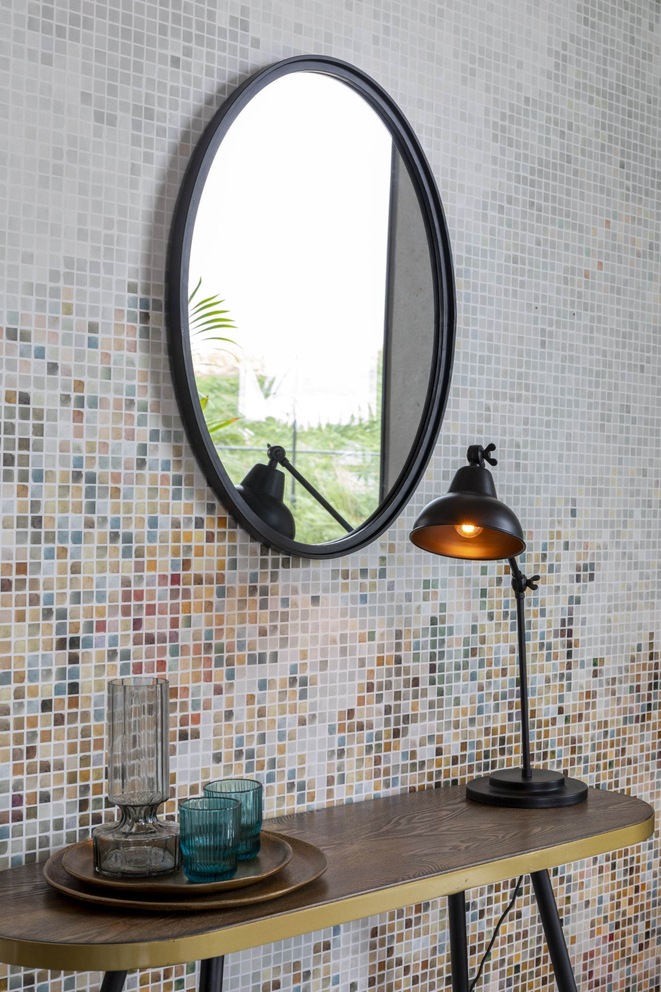 Rein Living spiegel Matz Rein Living Matz Spiegel Ovaal L Antiek Goud