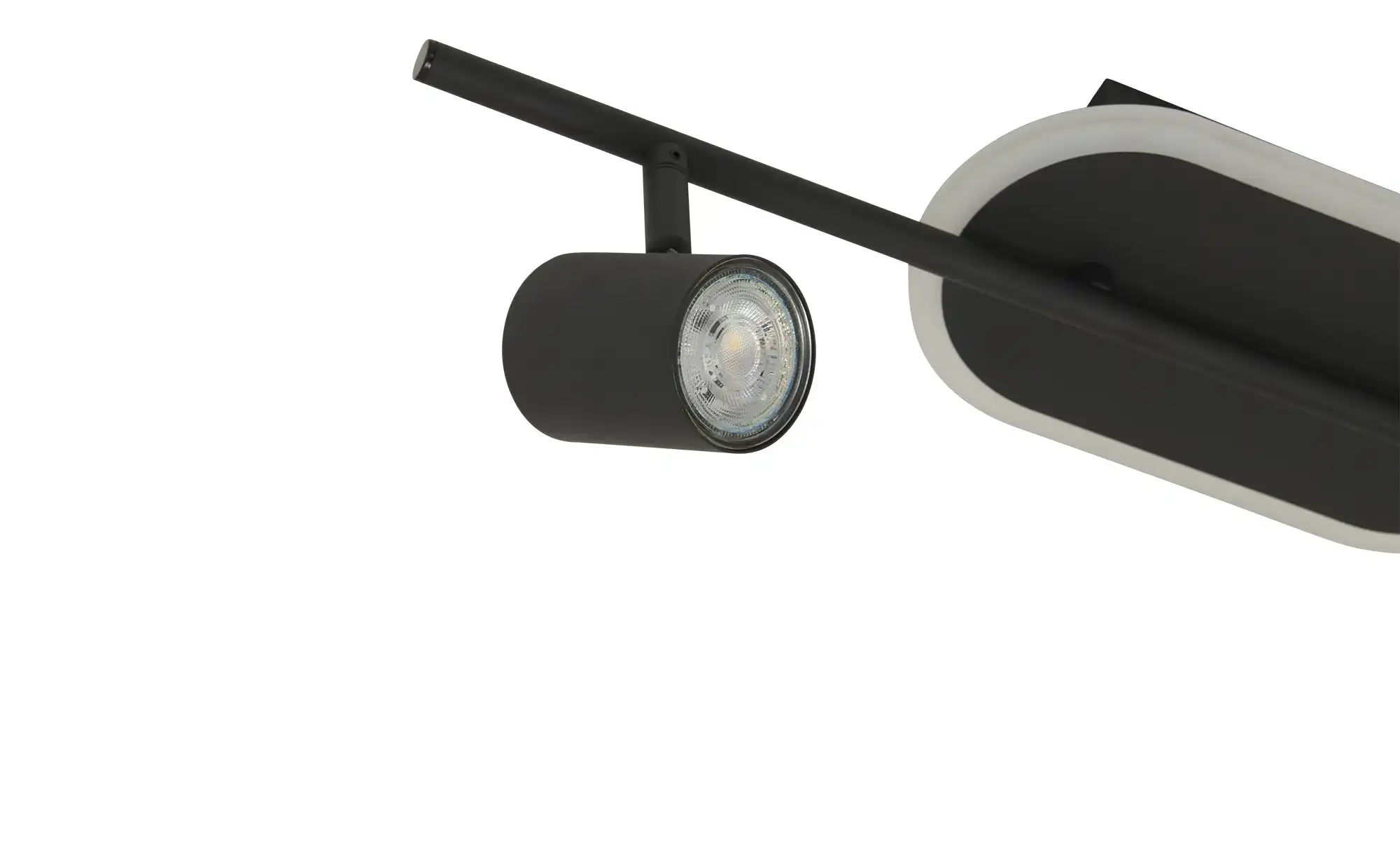 KHG LED-Deckenspot, 2+1-flammig, sandschwarz