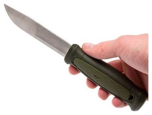 Kit de survie MORAKNIV Kansbol Med Survival Kit - Vert - Lame 109 mm - Manche TPE - Etui Polymère
