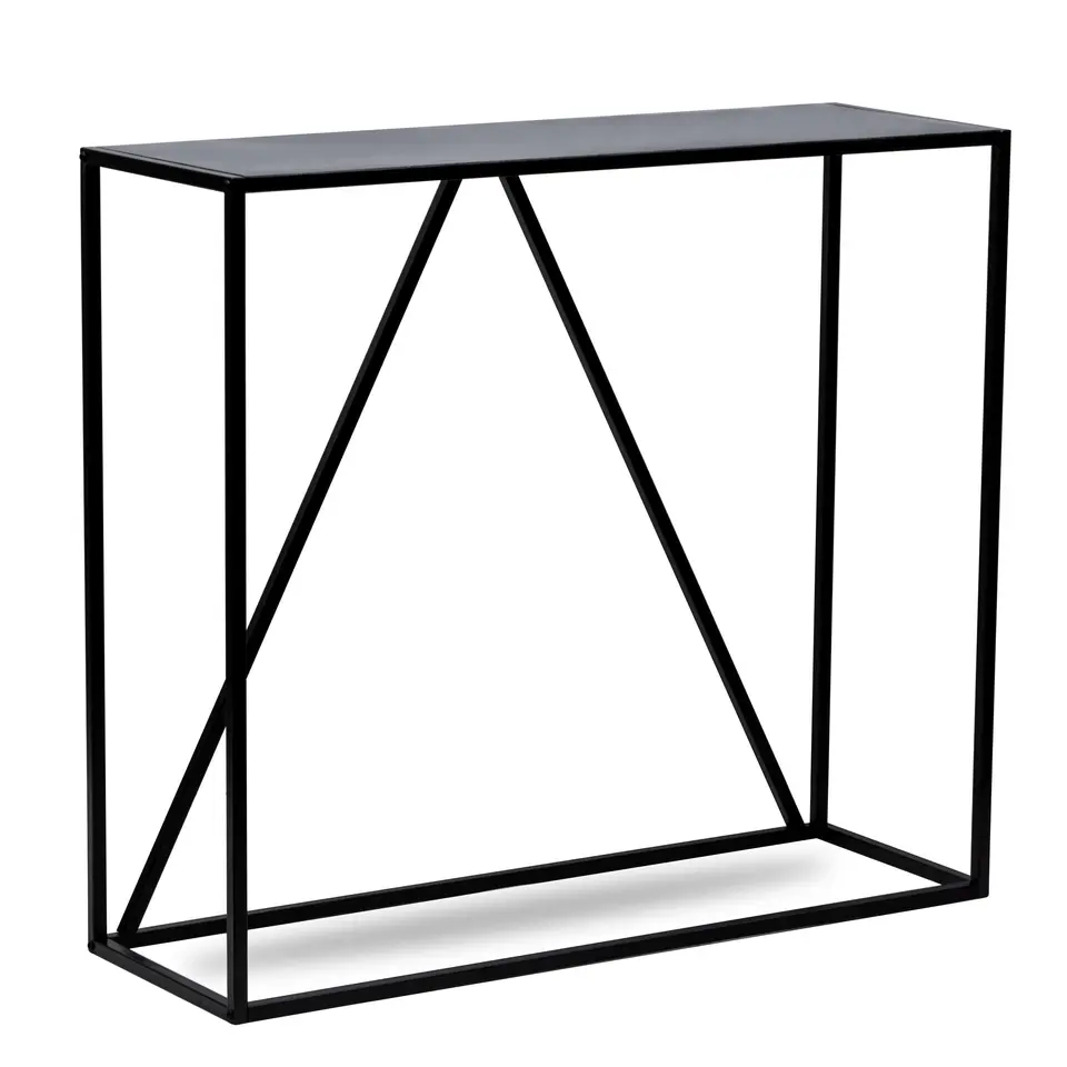 Industriële zwarte metalen consolestijl