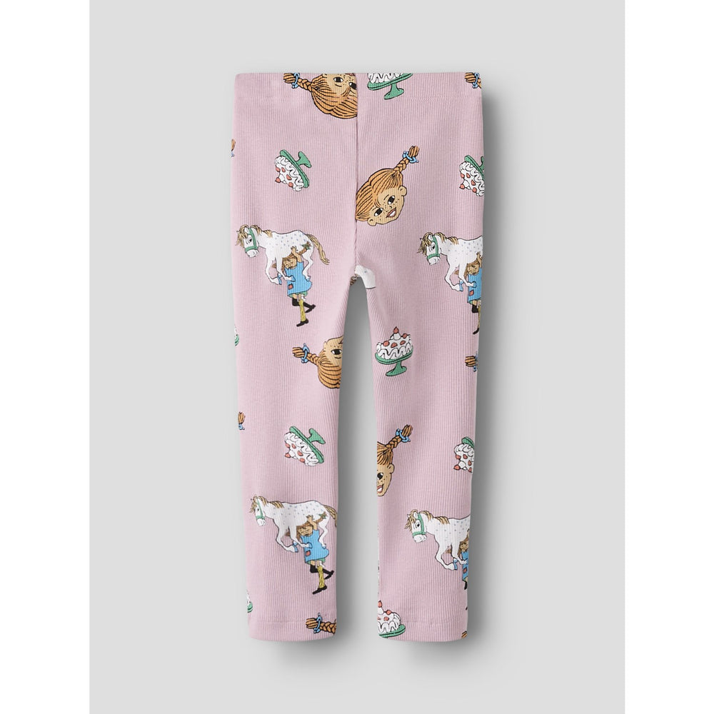 Køb Name It Keepsake Lilac Nmfsoca Pippi Leggings Sky