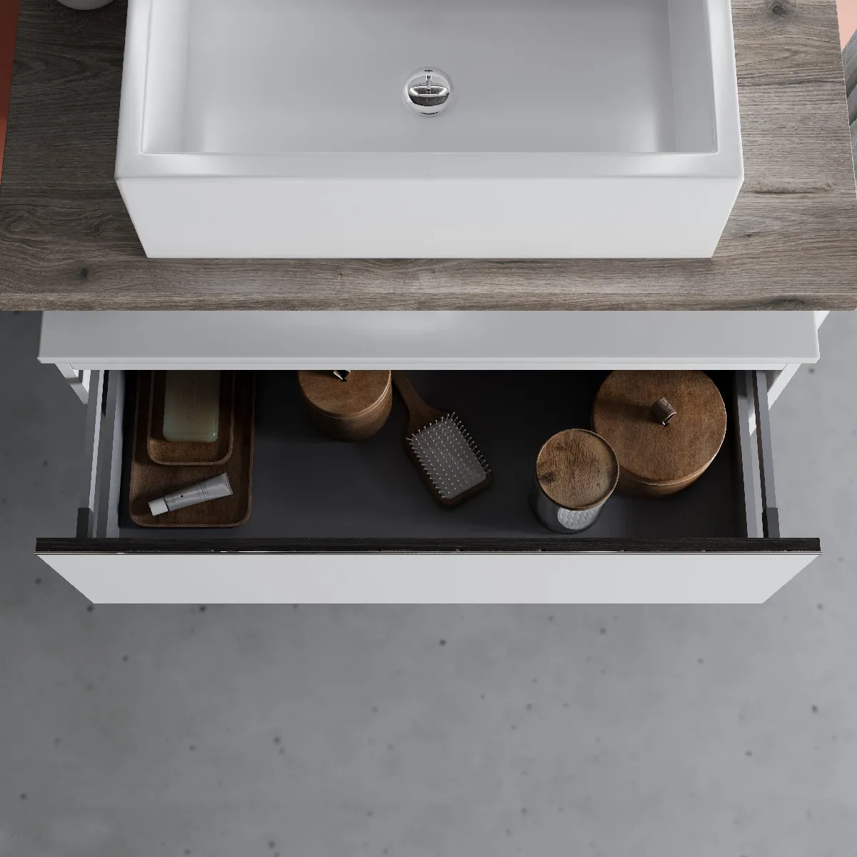 Kiamami Valentina Armoire de salle de bain Lagos - Blanc