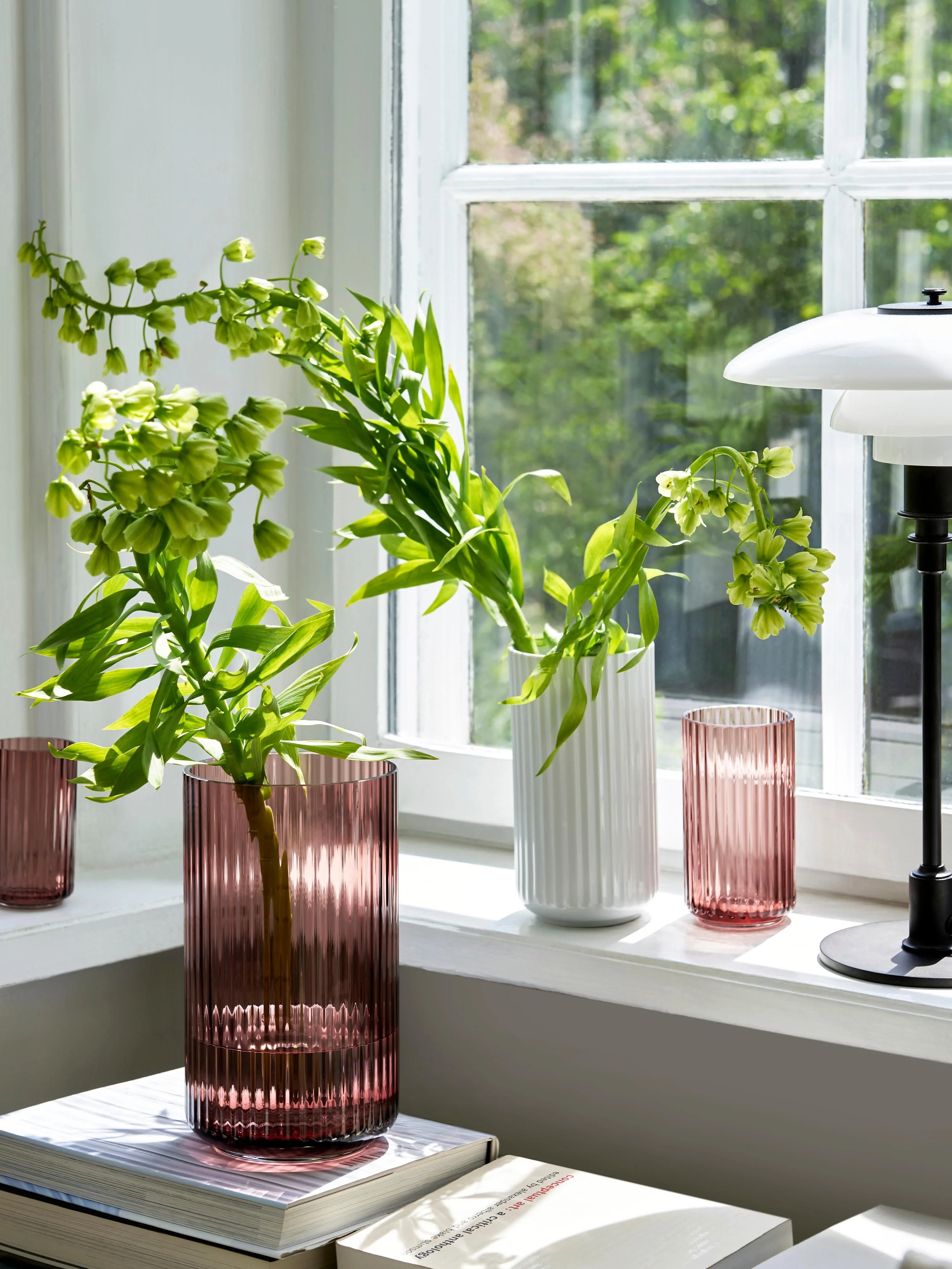 Mondgeblazen vaas Lyngby, H 25 cm