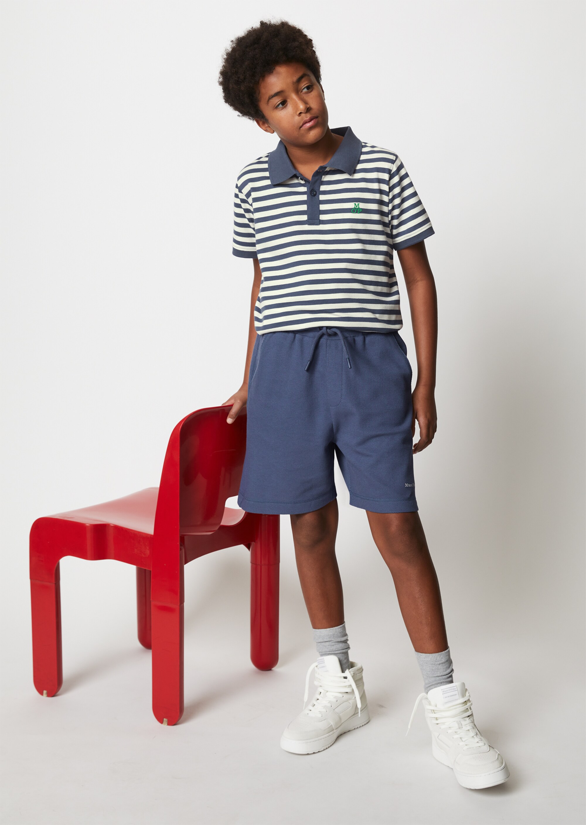 TEENS-BOYS Sweatshorts aus reiner Bio-Baumwolle