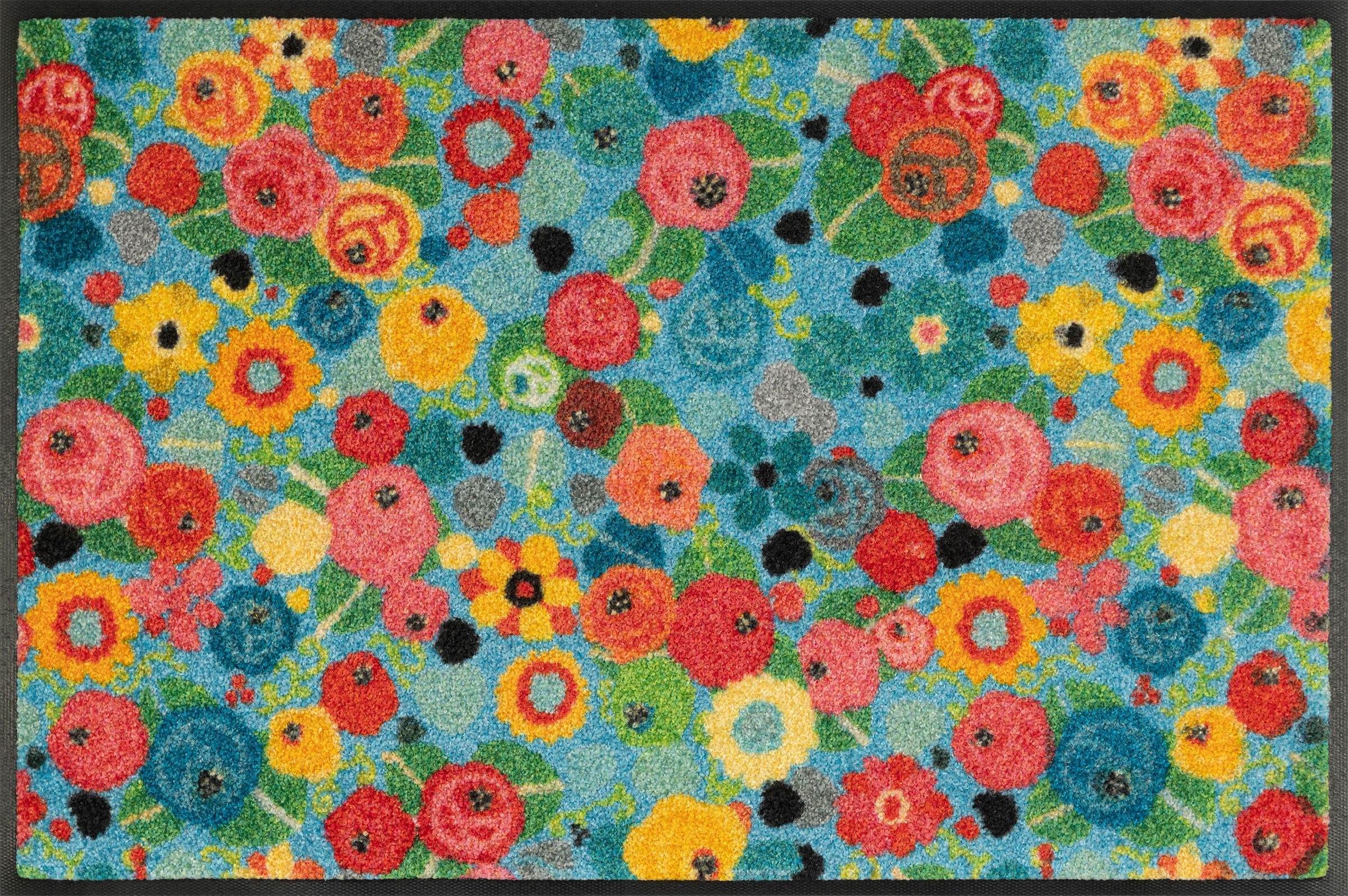 wash+dry by Kleen-Tex Fussmatte »Flower Power« rechteckig 7 mm Höhe