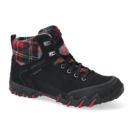 nigata tex  Bi-mat. rubber 1/s.suede 84 black  Noir