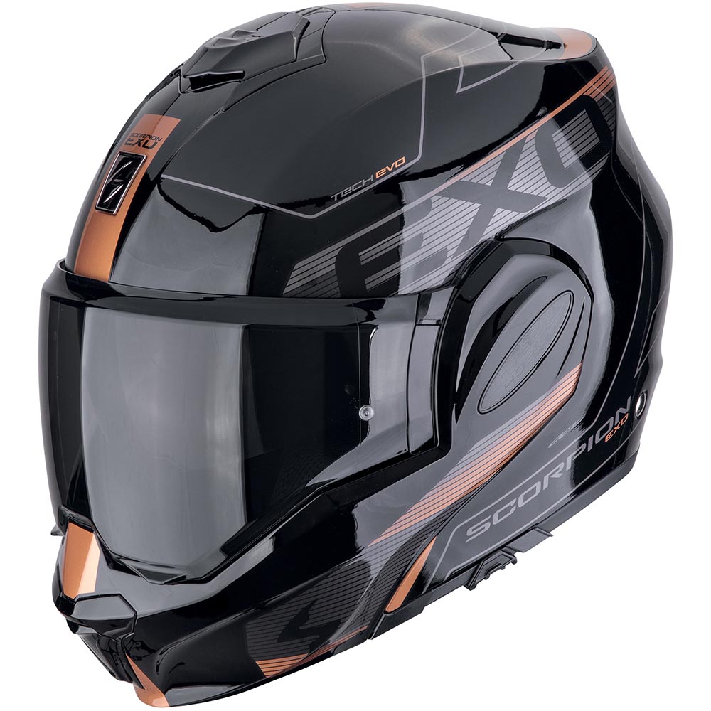 Scorpion - Casque Exo-Tech Evo Traveller Noir / Bronze