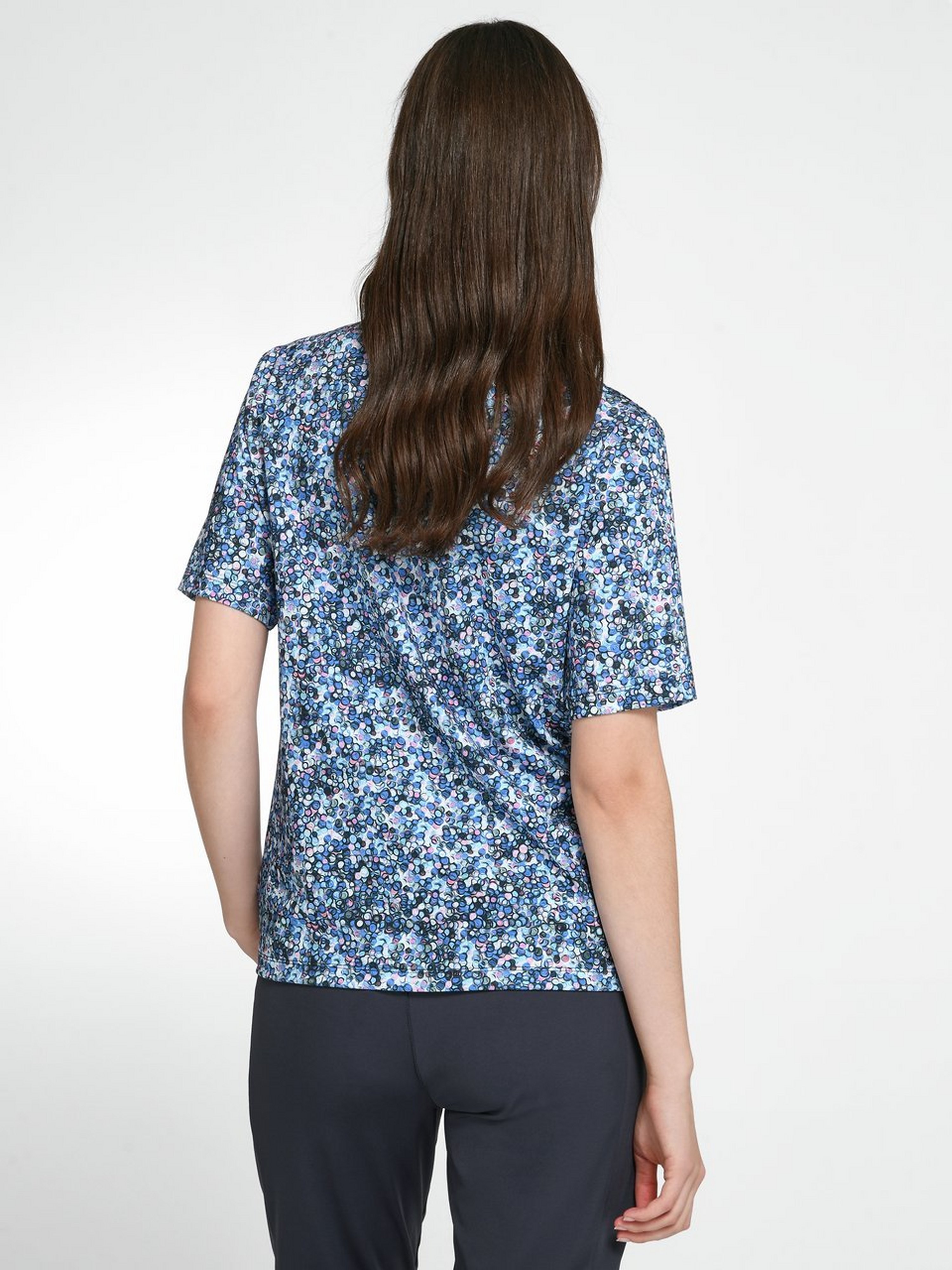 Rundhals-Shirt mit ­1/2-Arm