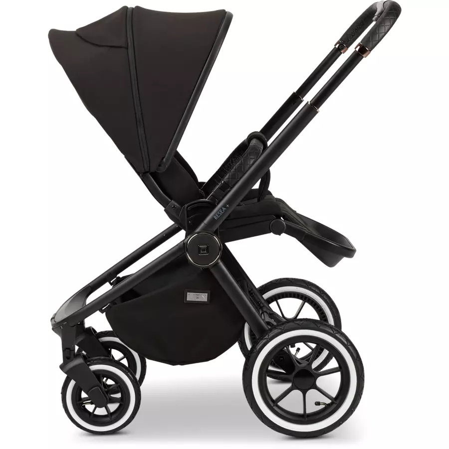 MOON Kombikinderwagen Resea Edition+ blackblack matt