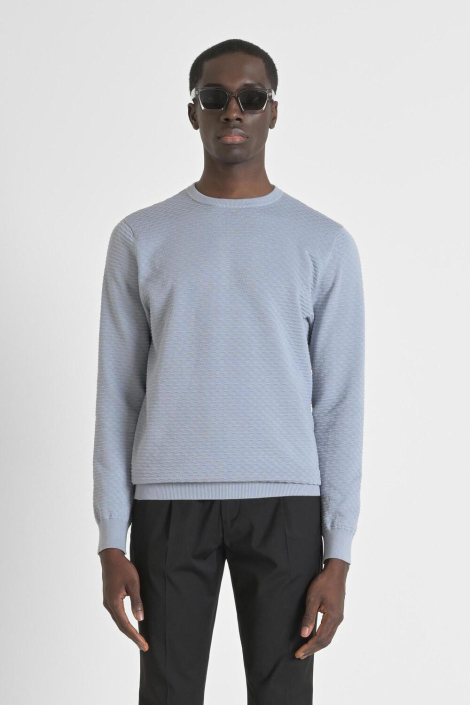 Antony Morato blauwe heren trui