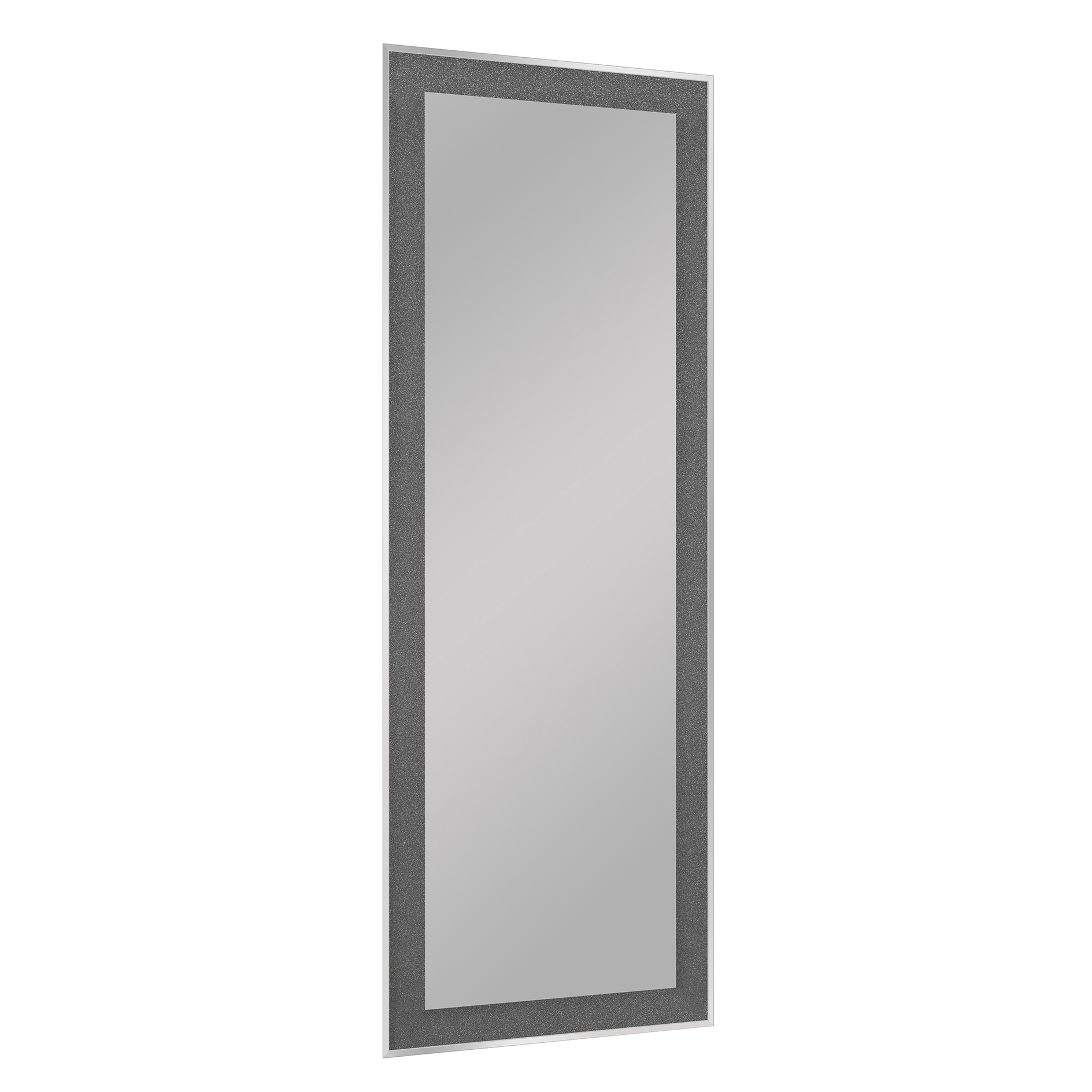 Facettenspiegel - schwarz - Glitzereffekt - 50x140 cm