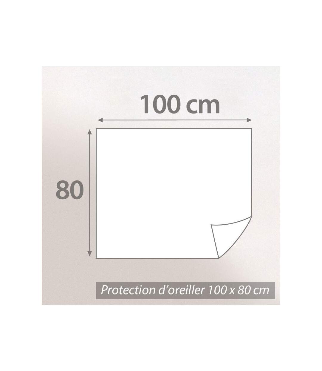 Housse de protection oreiller imperméable 80x80 cm Antony Molleton