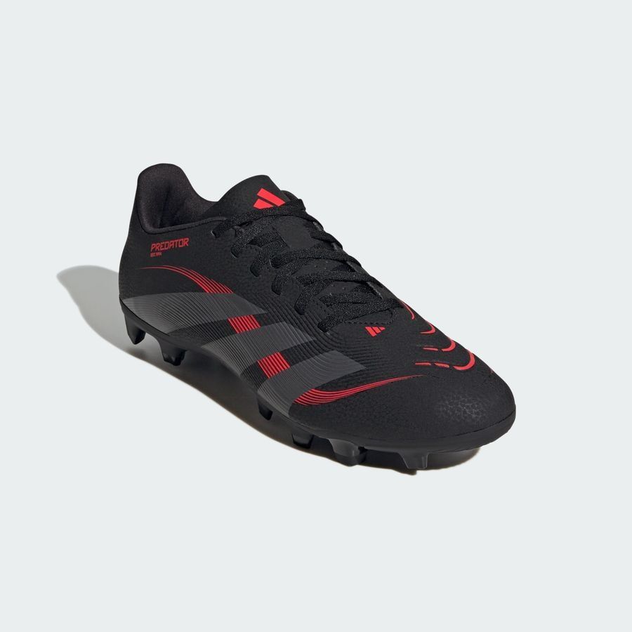 adidas Predator Club FxG Stealth Victory - Noir/Gris/Lucid Red
