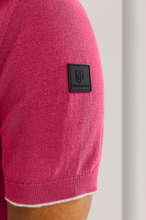 State of Art roze heren polo