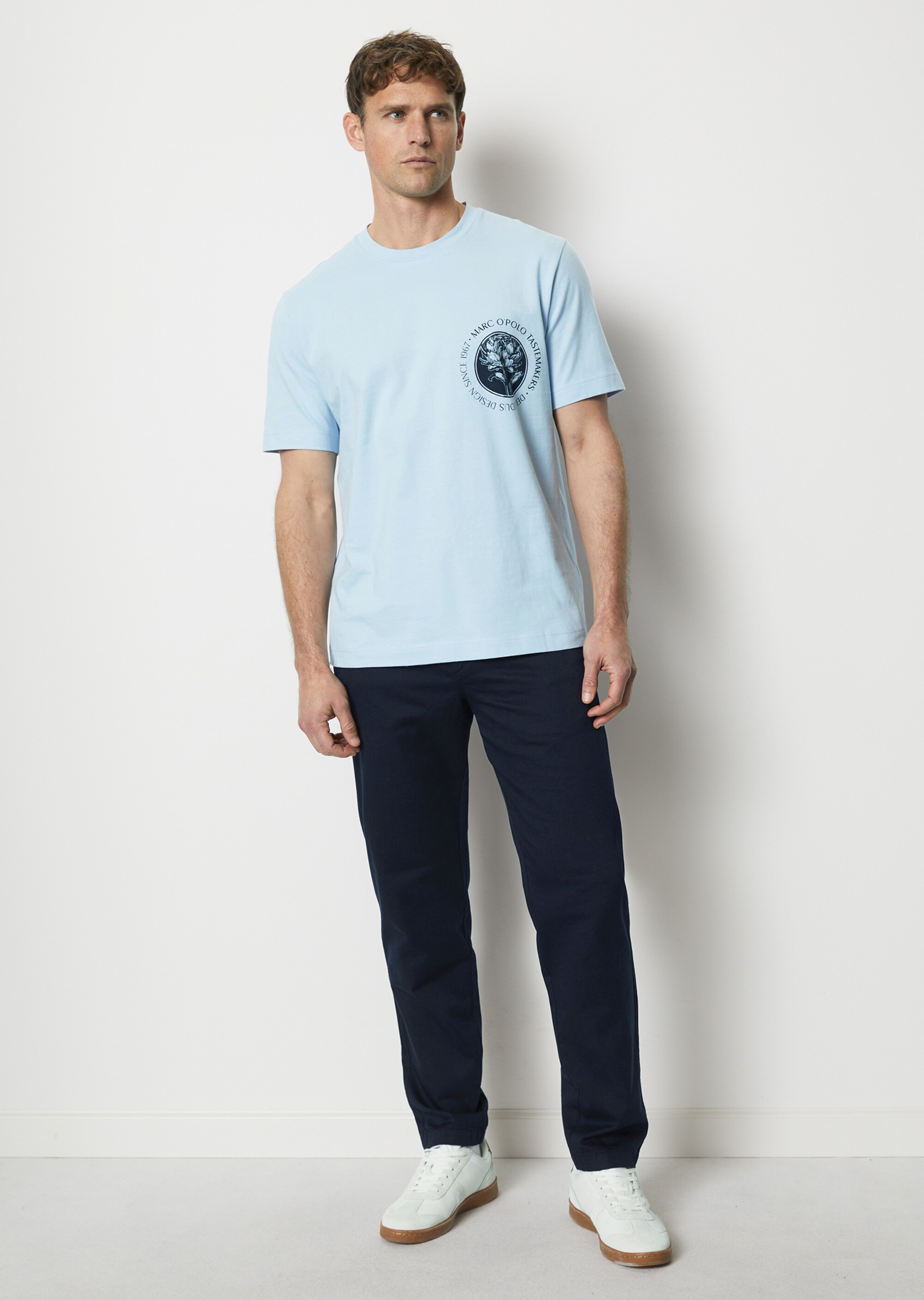 T-Shirt regular aus mittelschwerem Jersey