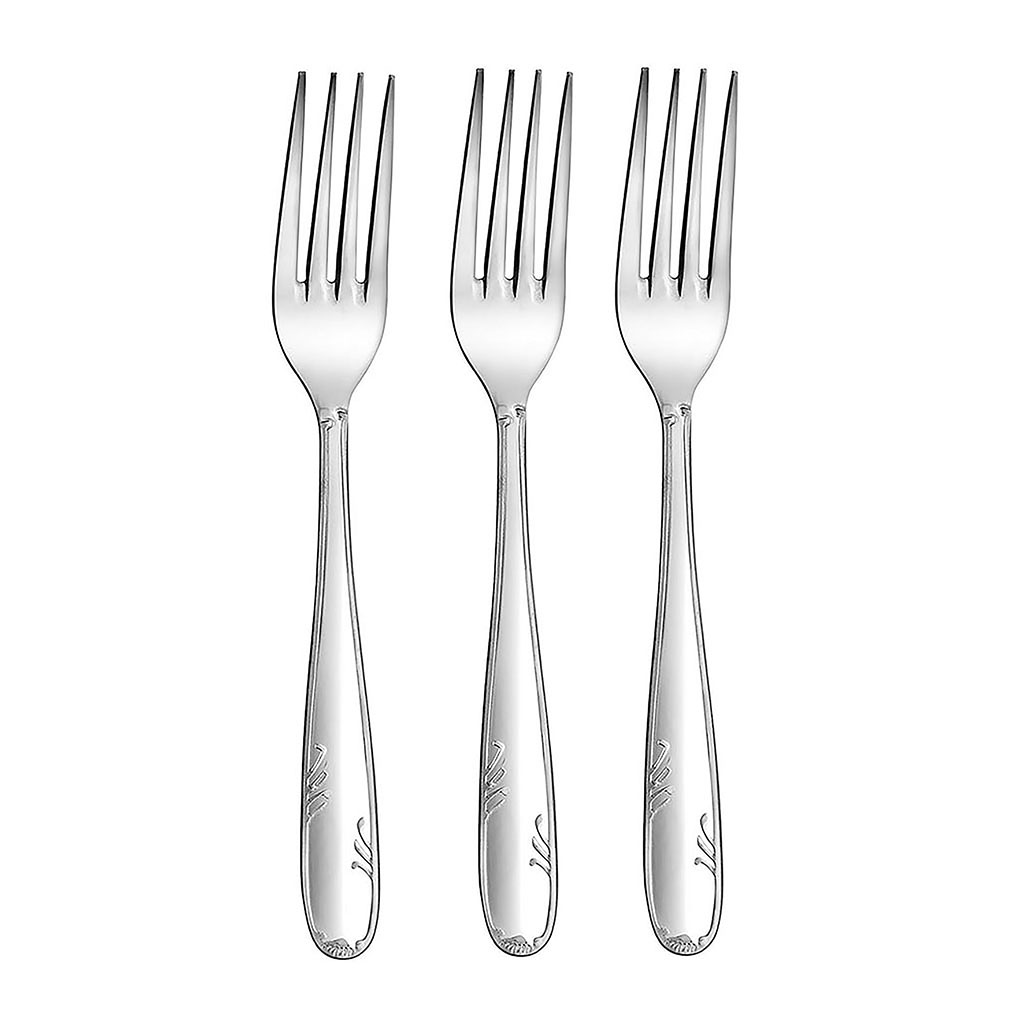 Lot de 3 fourchettes inox ATHOS H20.5cm
