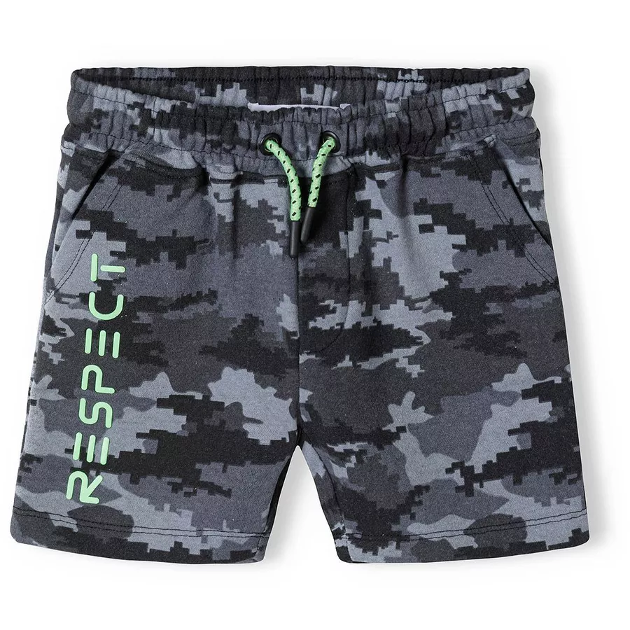 MINOTI Shorts Respect SchwarzGrau