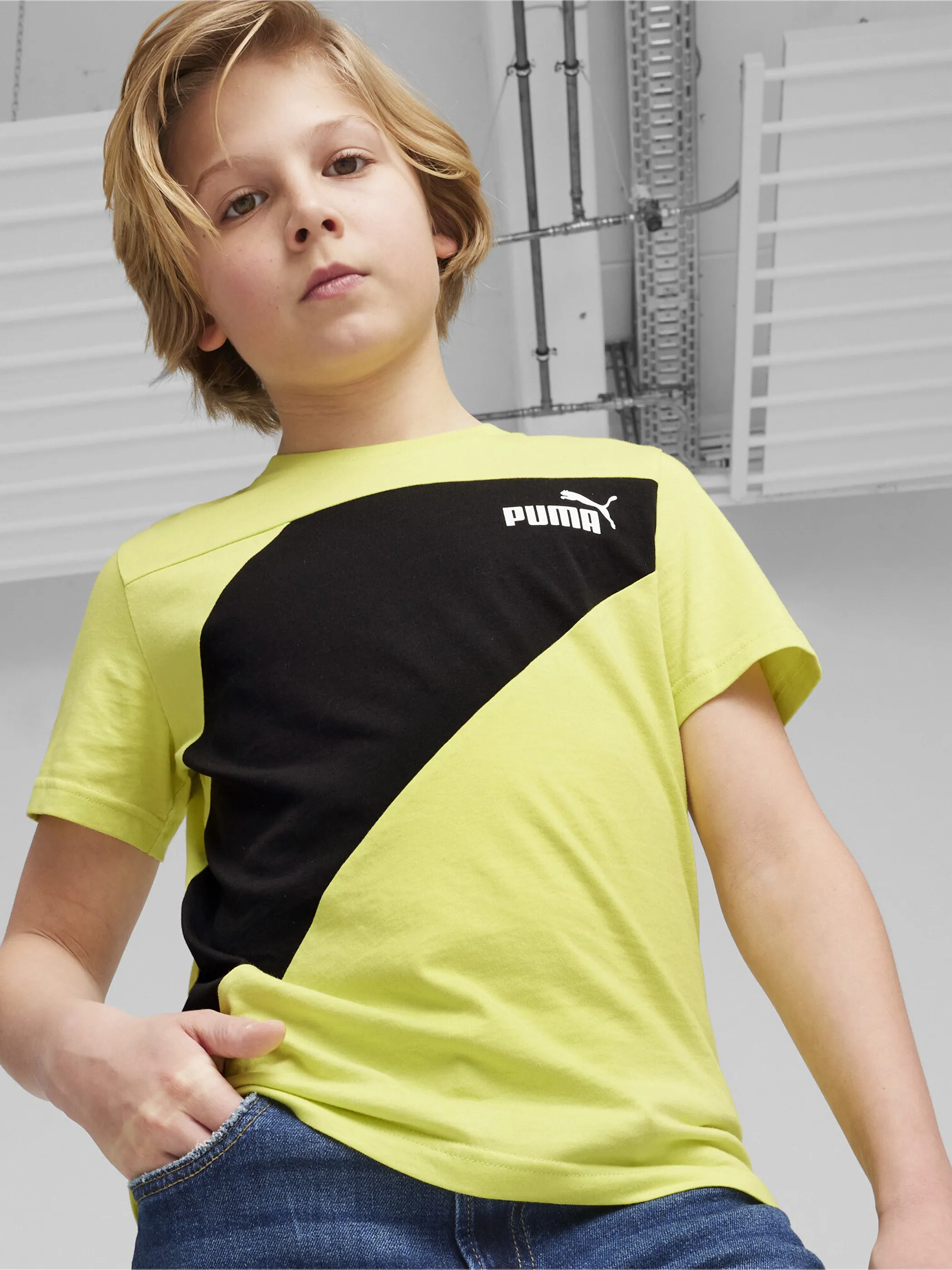Jungen Funktionsshirt mit Streifen