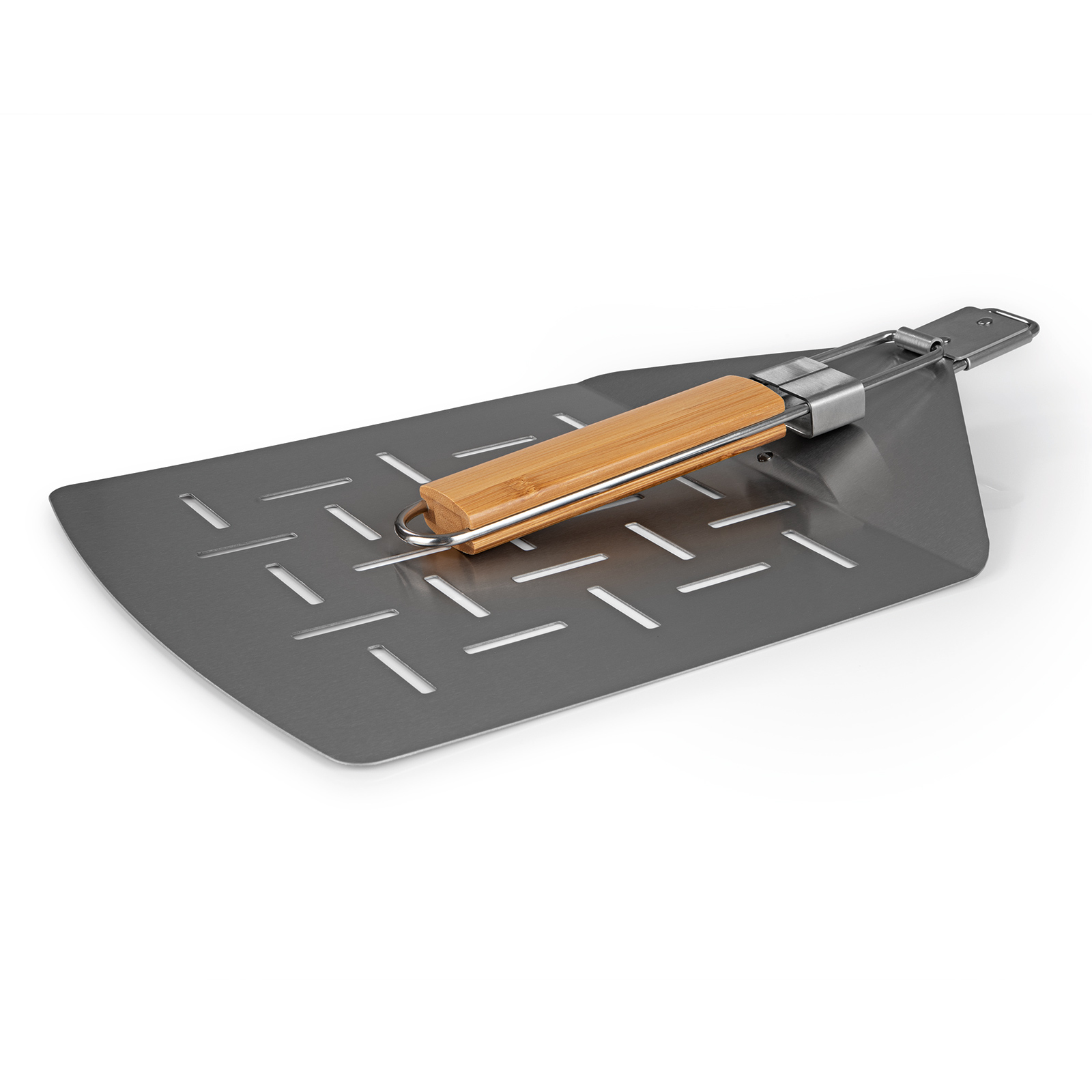 LANDMANN 2er Pizza-Set - Edelstahl - Cordierit - klappbar