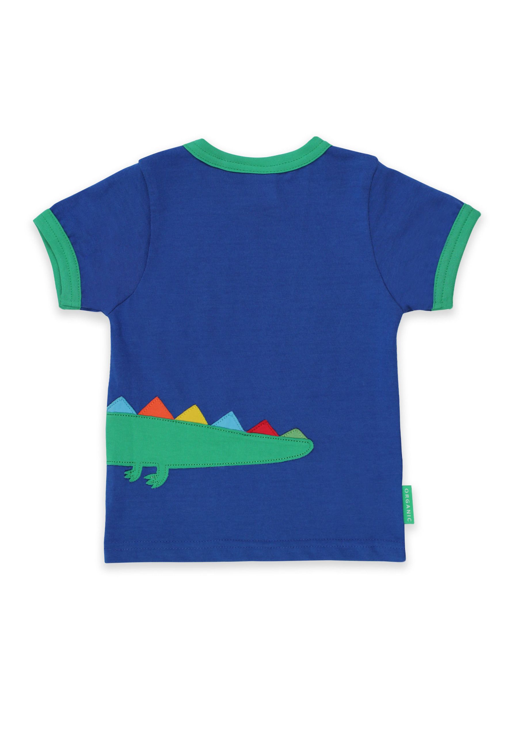 Toby Tiger T-Shirt mit Krokodil-Applikation