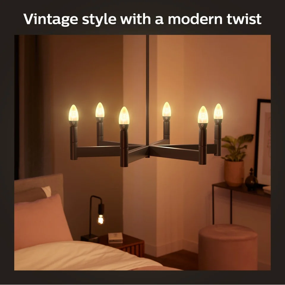 Philips Hue - Filament Candle E14 - Warm White