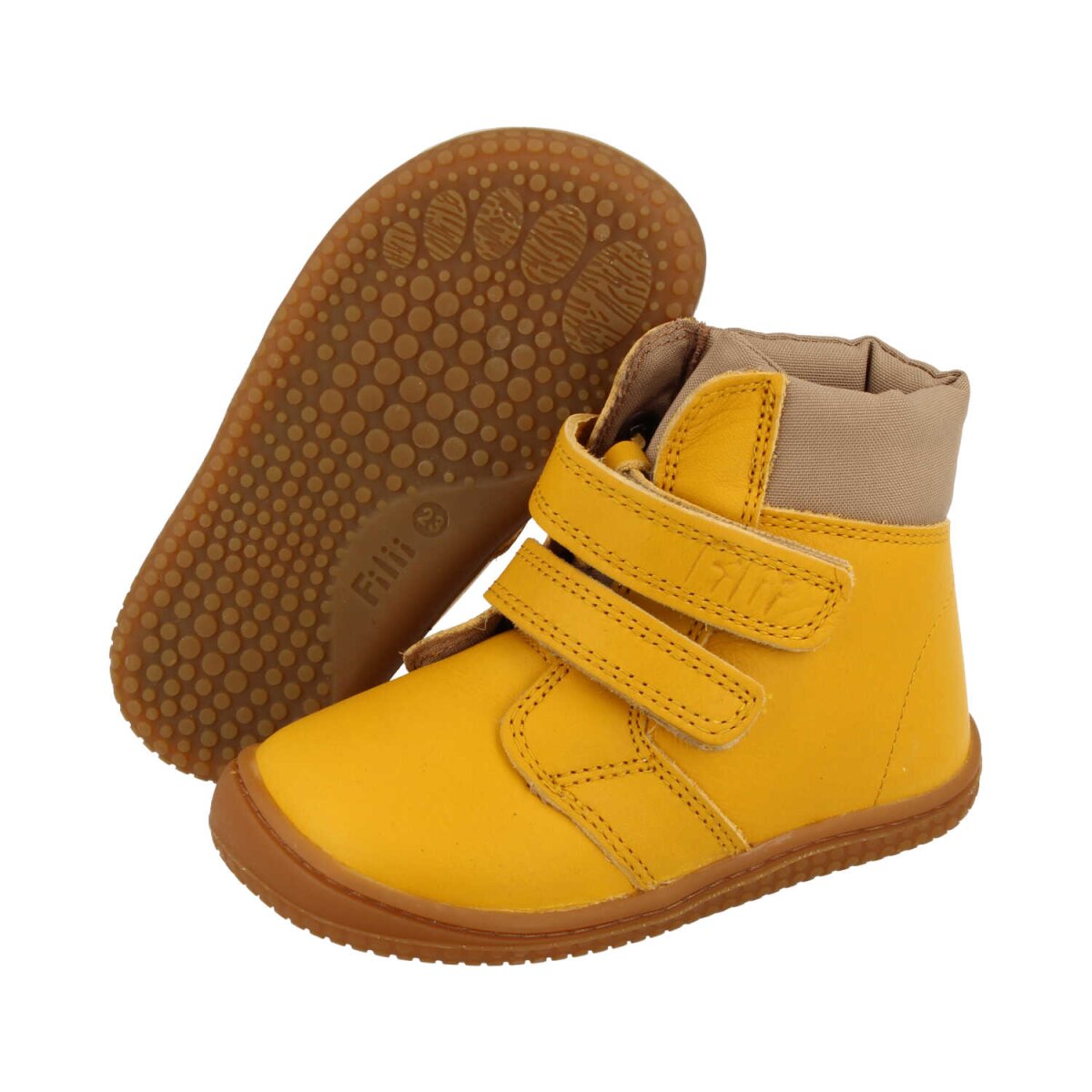 MB2212-WX44 mustard HIMALAYA BIO nappa wool velcro Weite/M