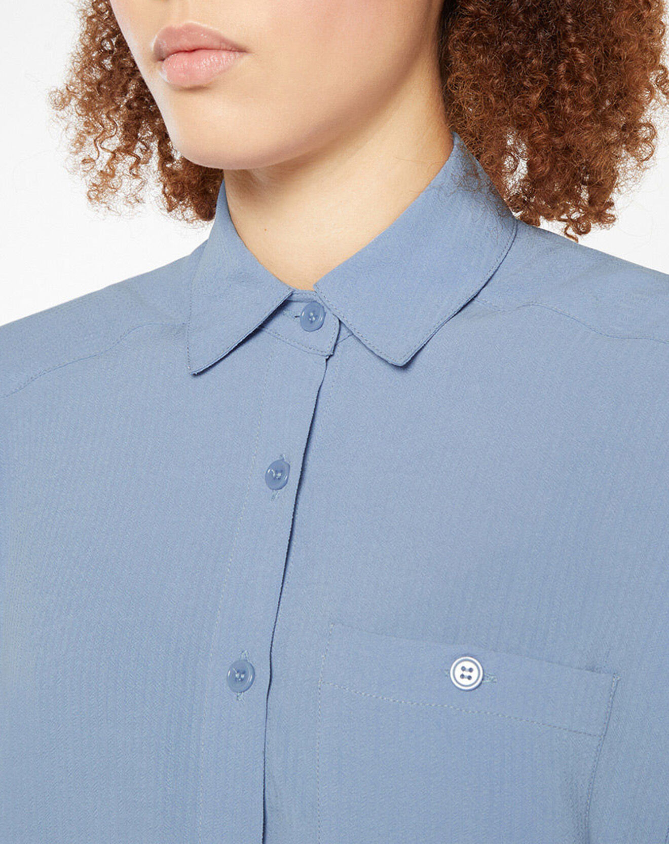 Galeries Lafayette Chemise Paros bleu moyen