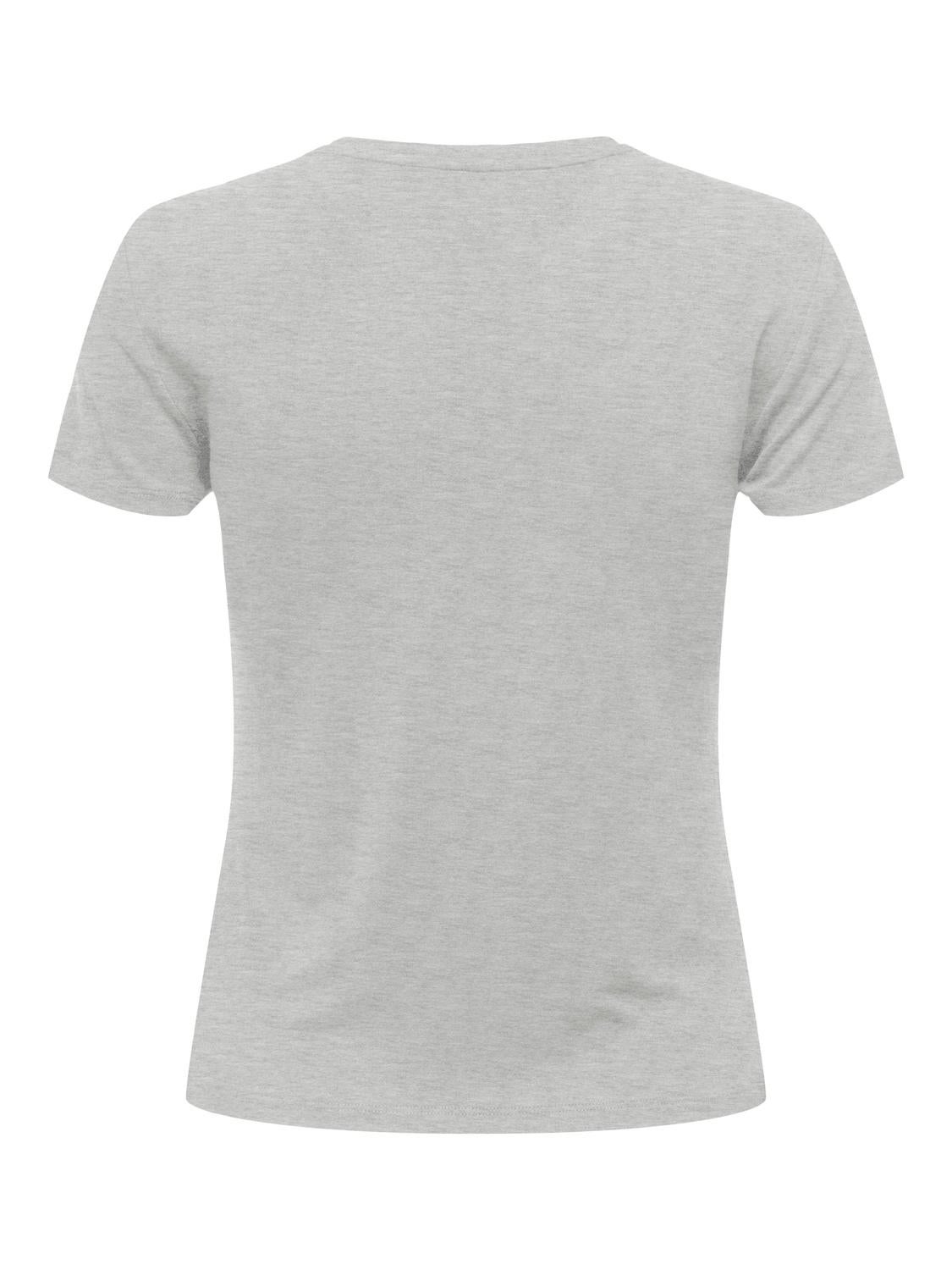 ONLFELINA T-shirt Light Grey Melange