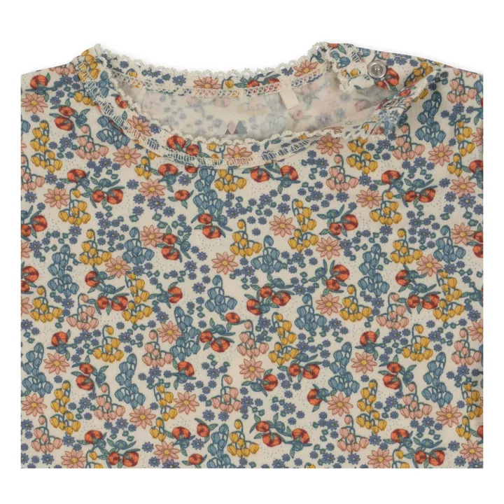 Konges Sløjd Body Manches Courtes Basic Coton Bio | Bleu