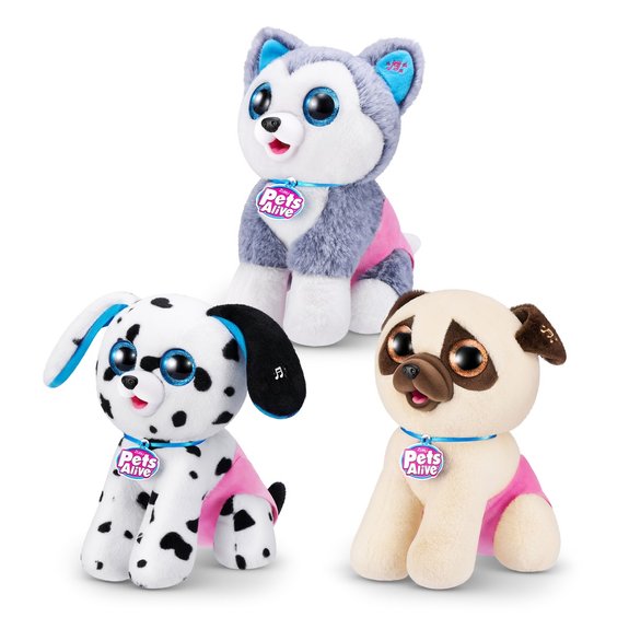 Peluche puppies interactif
