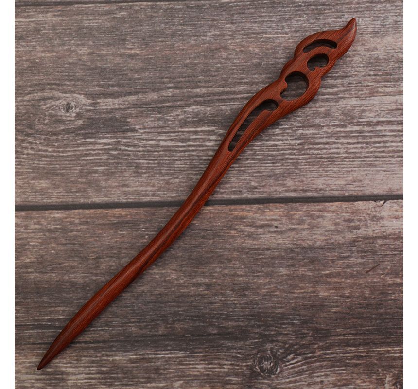 Vaje - Gegraveerde houten haarstok (verschillende ontwerpen)