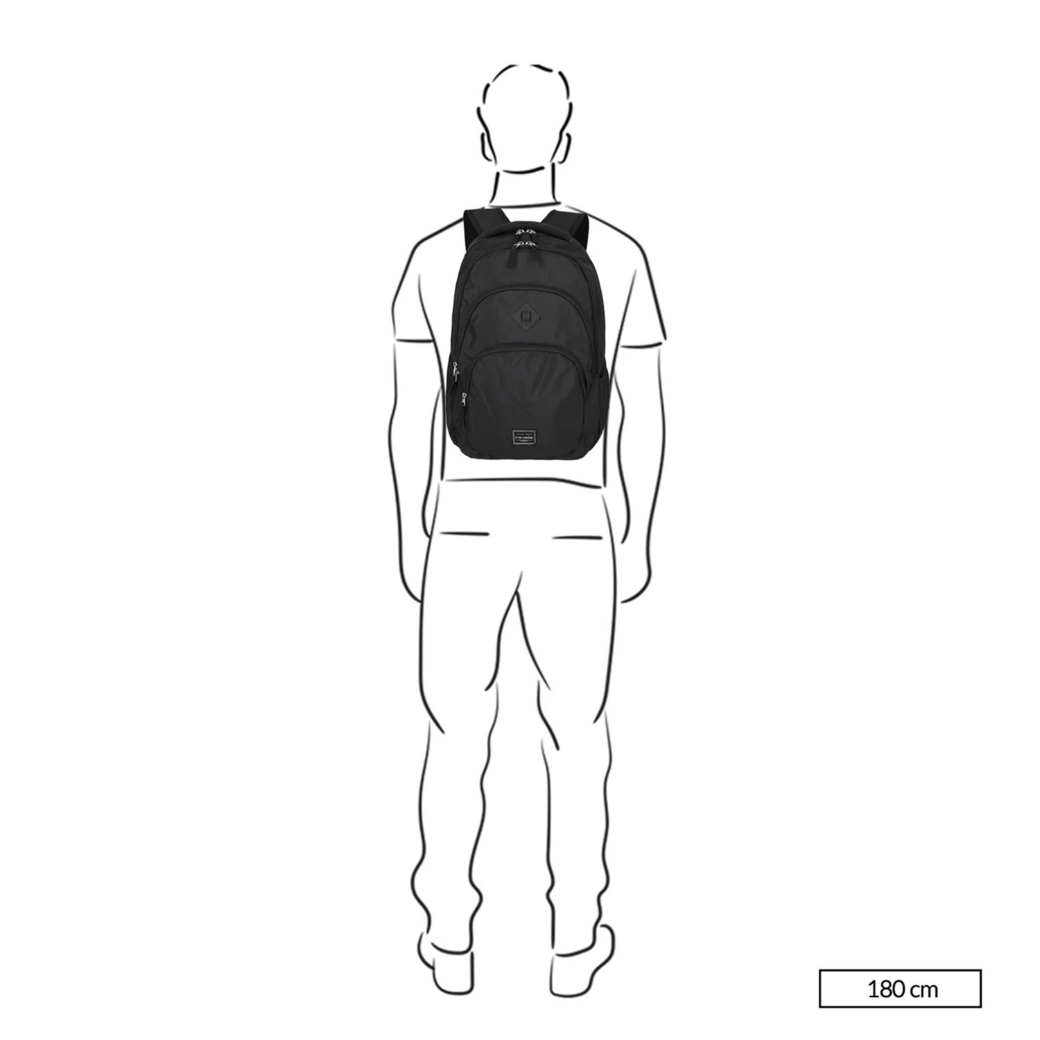 Travelite Basics Backpack Melange anthracite