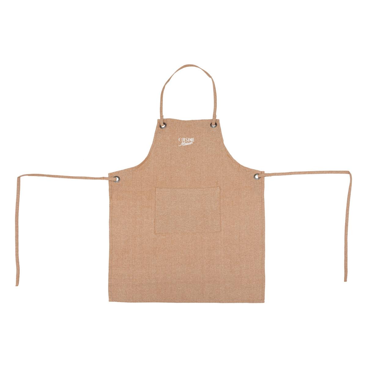 TABLIER COTON IMPRIME CAFE BORDELAIS 60X80CM