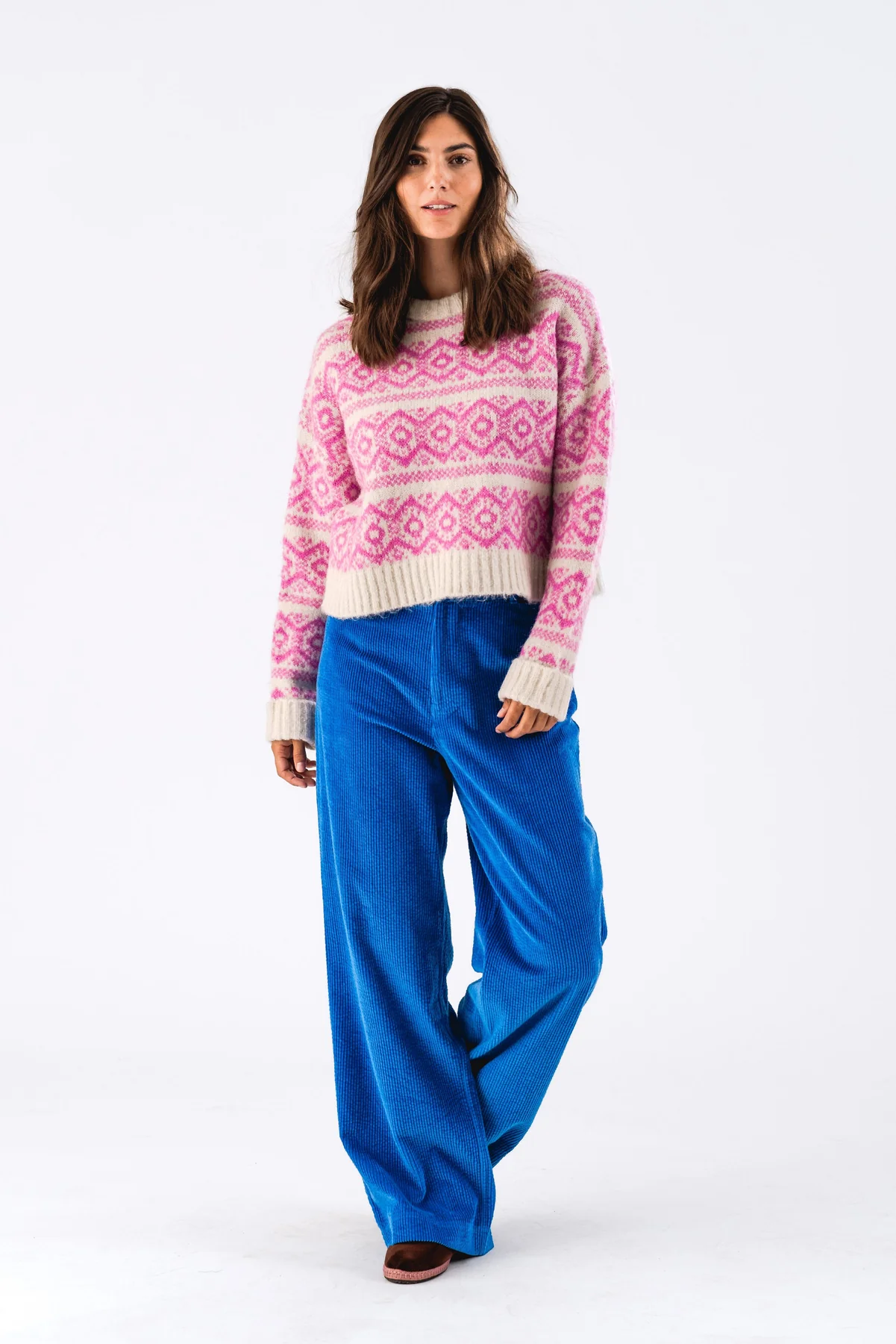 Lollys Laundry Lottiell Jumper Ls 98 neon pink