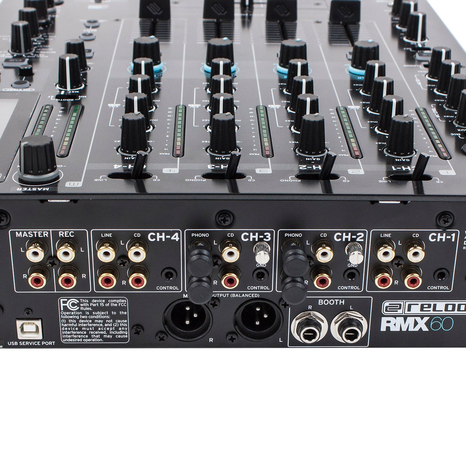 Reloop RMX-60 vierkanaals DJ mixer