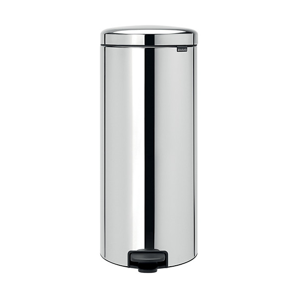 Poubelle NewIcon Brabantia 30 L, inox brillant