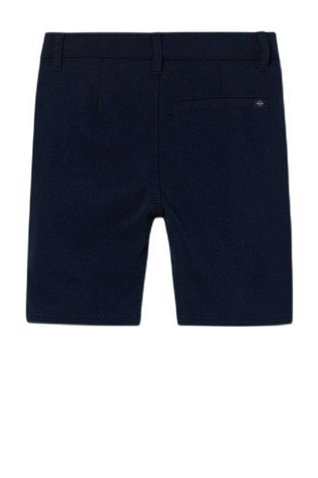 NAME IT slim fit bermuda NKMSILAS donkerblauw